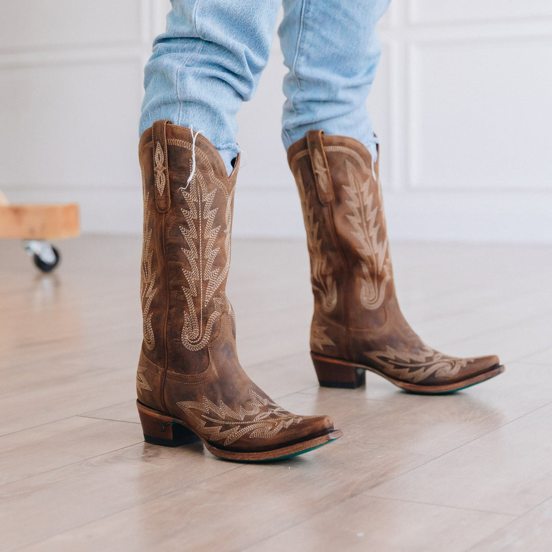 Lexington Ladies Boot Burnt Caramel Western Fashion by Lane