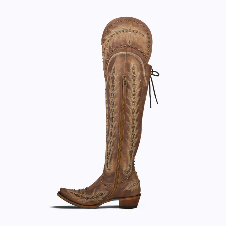 Lexington OTK Stud Ladies Boot  Western Fashion by Lane