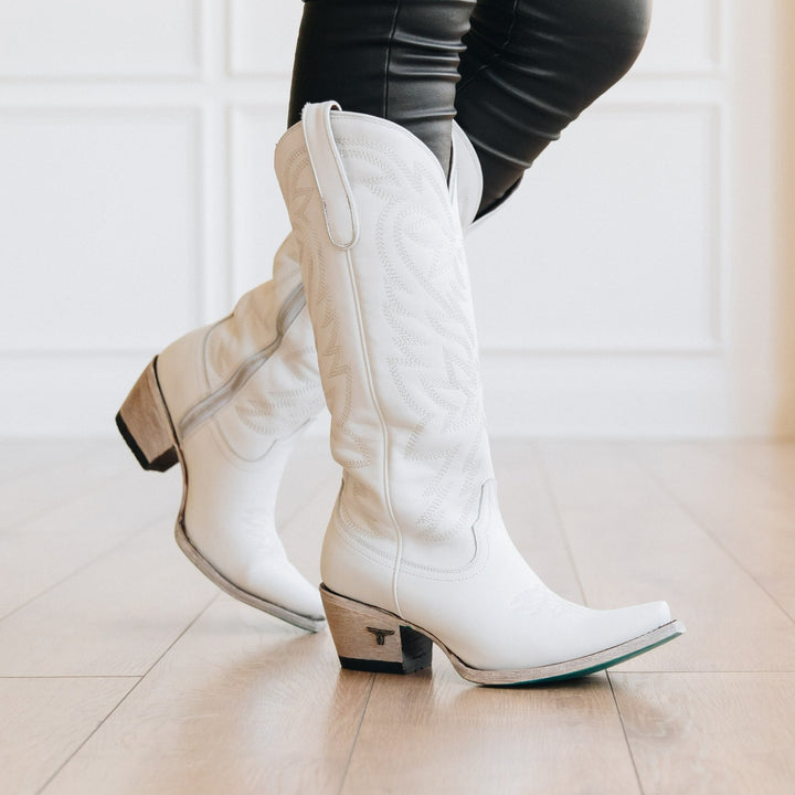 Smokeshow Ladies Boot Matte White Western Fashion by Lane