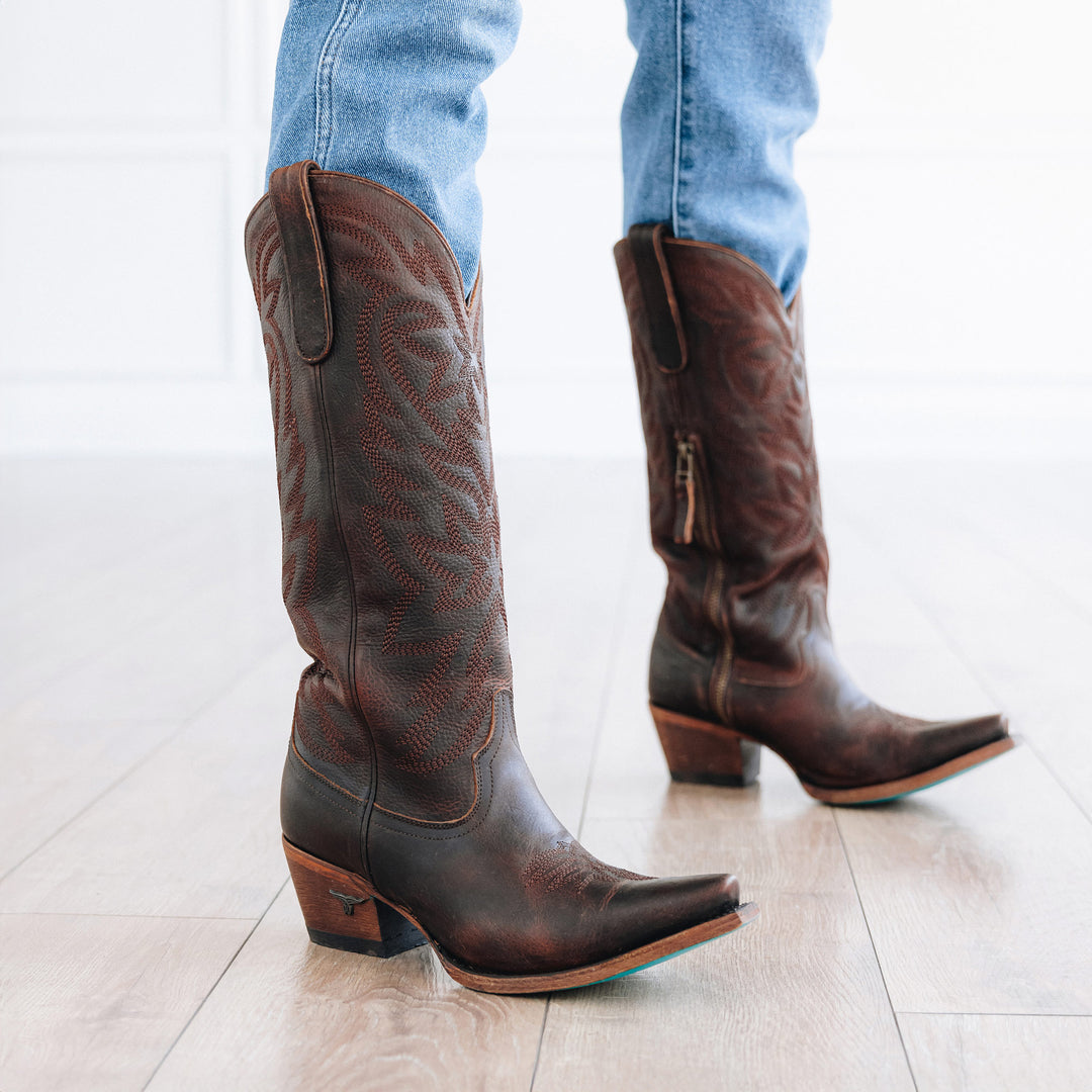 Smokeshow Ladies Boot Cognac Western Fashion by Lane