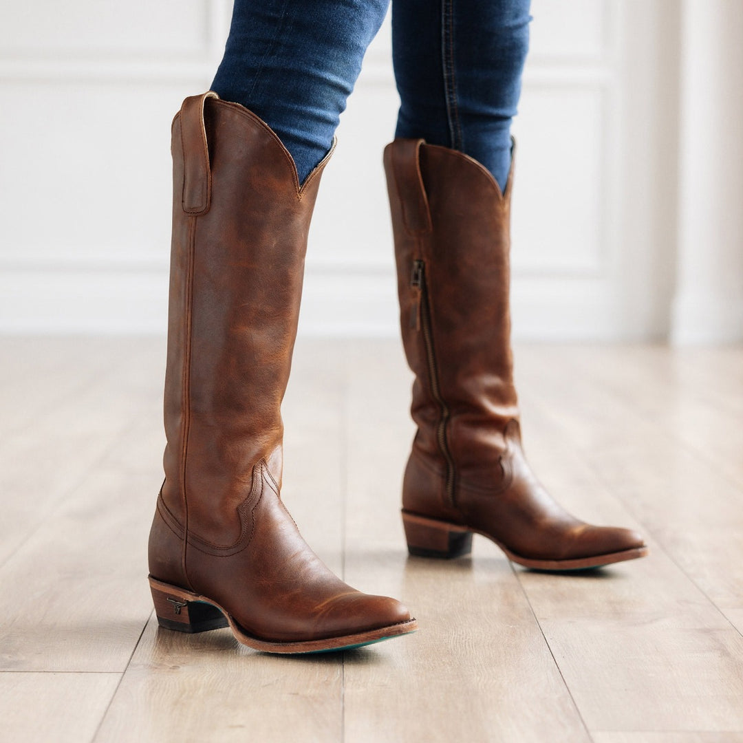 Plain Jane Boot Ladies Boot Baked Hazelnut Western Fashion by Lane